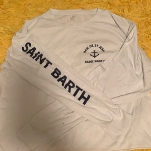 Brandy Melville Cropped Saint Barth Tee Shirt